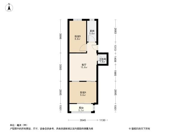 运河西大街8号院户型图