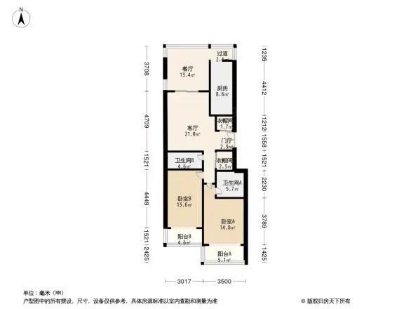 儒林苑户型图