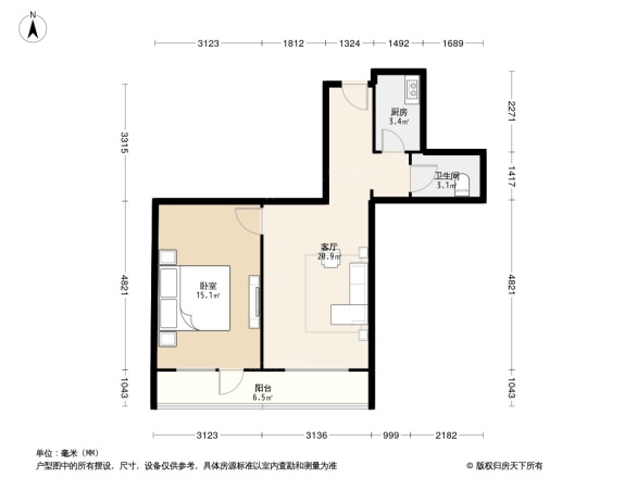 东直门外斜街户型图