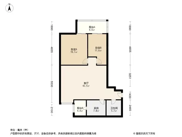 中景濠庭户型图