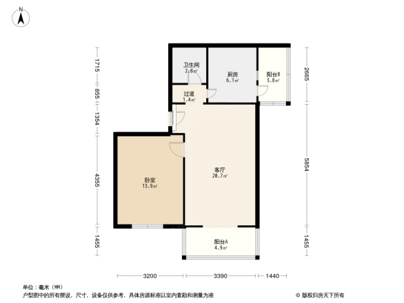 西上园小区户型图