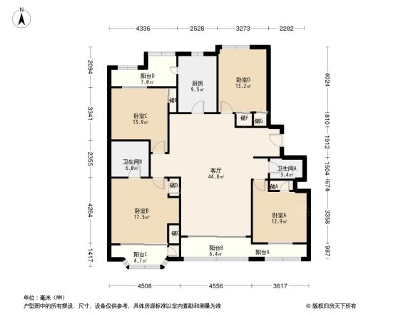 京友公寓户型图