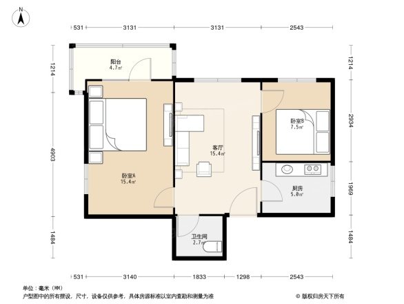 东直门外斜街户型图