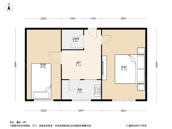 老墙根129号院户型图