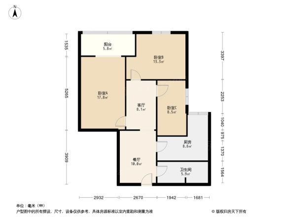 理想大厦商住楼户型图