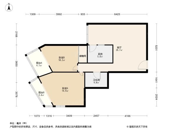 银丰大厦户型图