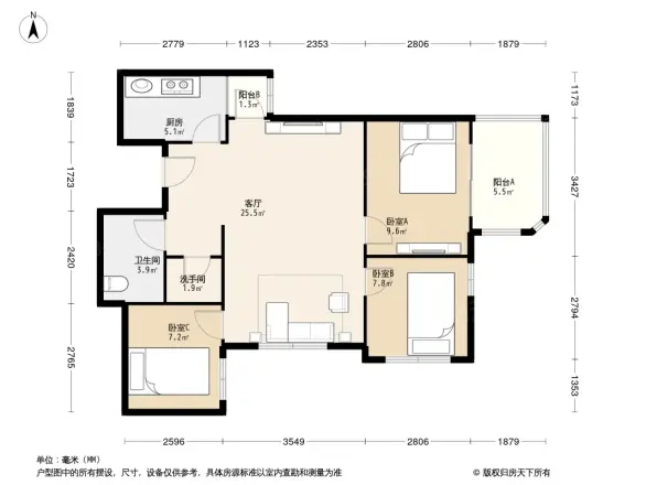 宝丰大厦户型图