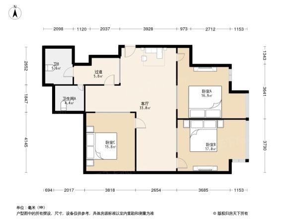 华龙大厦户型图