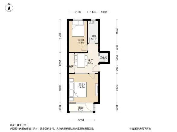 三间房南里7号院户型图