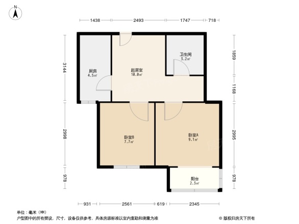 亚林西居住区户型图片