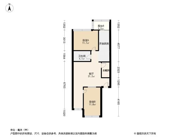 康颐园小区户型图