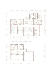 荣耀府7室3厅1厨5卫建面266.22㎡