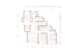 荣耀府3室2厅1厨2卫建面122.14㎡