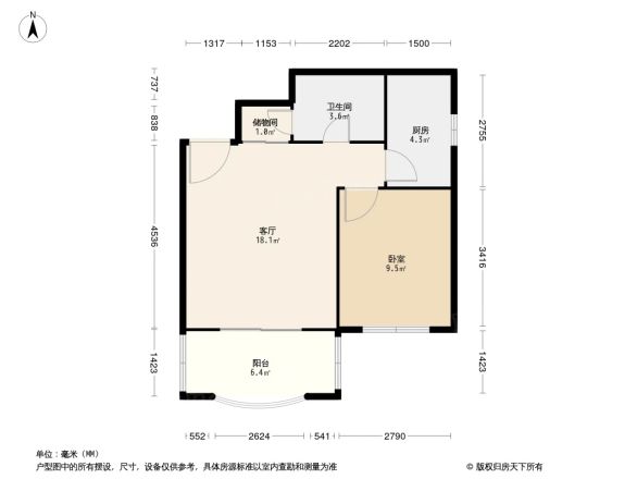 听涛雅苑别墅户型图