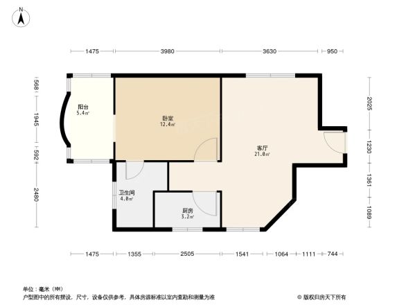 听涛雅苑别墅户型图