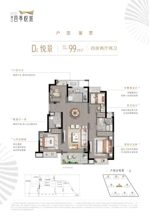 珠江·四季悦城户型图