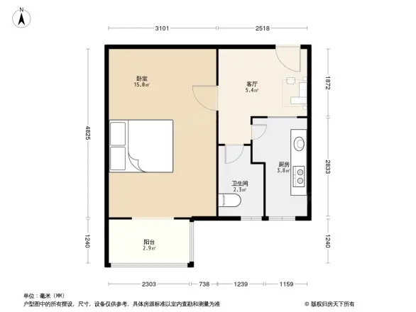 永定路小区户型图