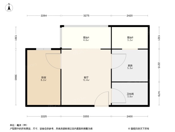 京艺天朗嘉园户型图