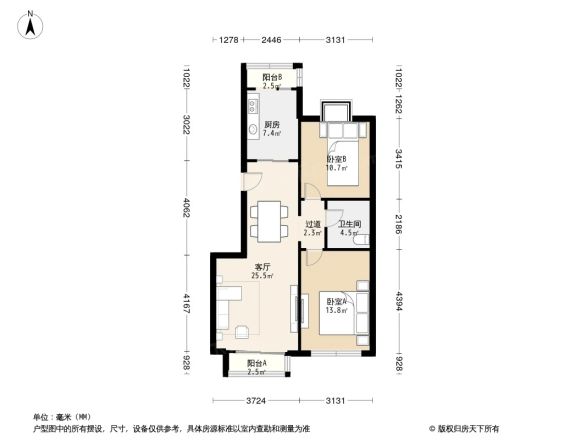 盛芳茗苑户型图