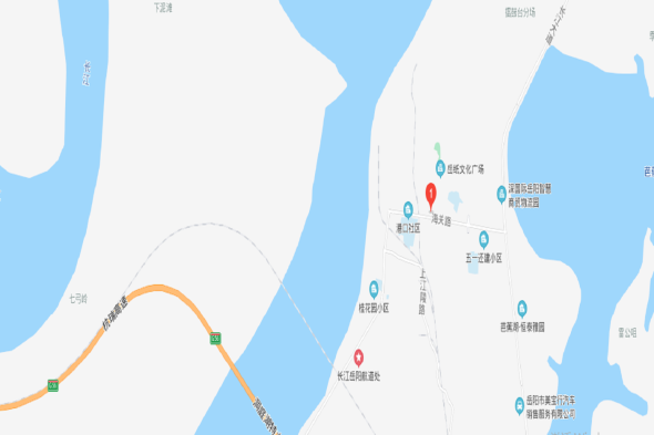 岳阳楼区城陵矶办事处海关路北长江大道西