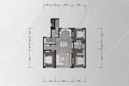 新希望·锦麟誉3室2厅1厨2卫建面126.00㎡