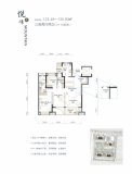 永同昌·濠府建面约123.48-130.93平米户型