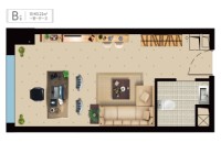 公寓B户型图