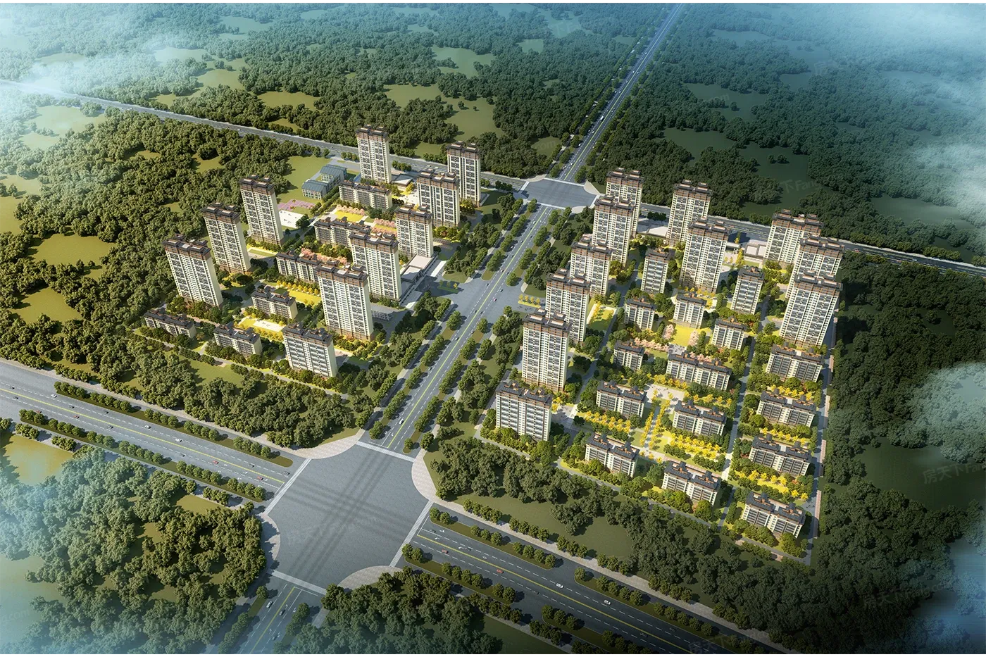 润泓丰邑悦榕府效果图