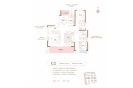 东方今典·印象湖山3室2厅1厨2卫建面133.00㎡