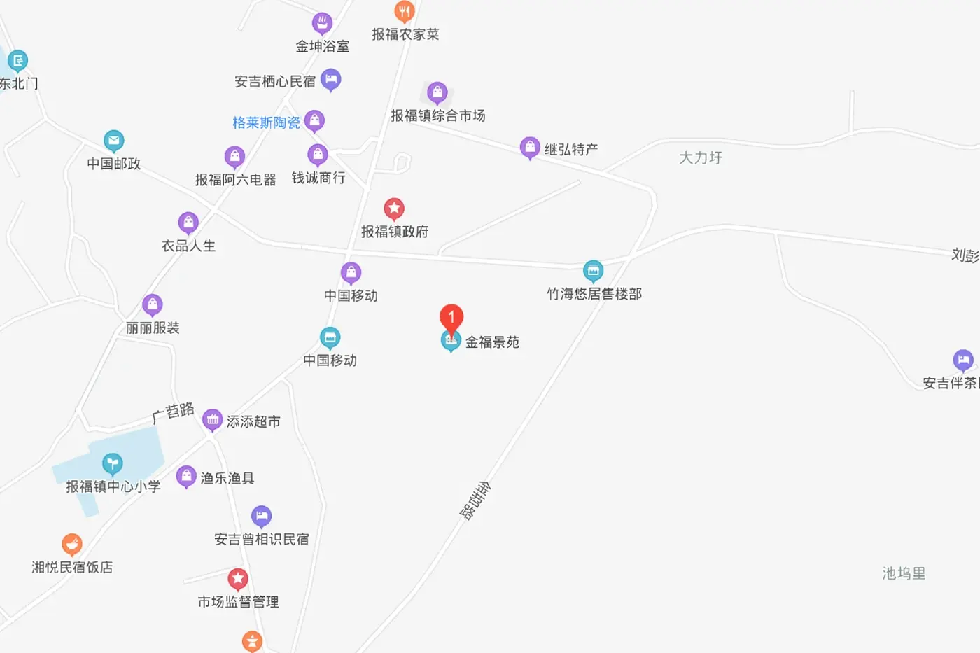 金福景苑交通图