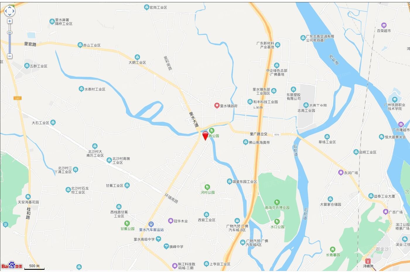 里水镇行政区域图图片