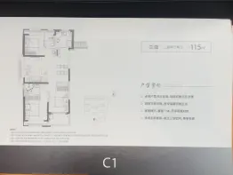 国贸梧桐原3室2厅1厨2卫建面115.00㎡