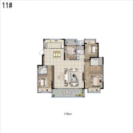 爱情·山河万物4室2厅1厨3卫建面170.00㎡