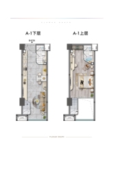 榕心映月2室2厅2厨2卫建面49.00㎡