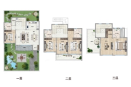 永祥·蓝城春风桃李6室2厅1厨4卫建面226.99㎡