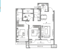 红星瑞马·香树湾3室2厅1厨2卫建面112.00㎡