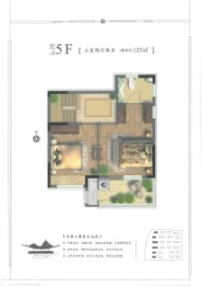 三盛国际海岸3室2厅1厨2卫建面123.00㎡