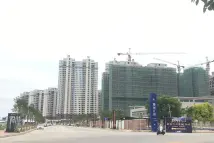 南雄市源河汇景小区施工楼栋