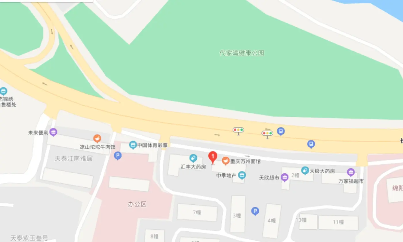 盛景澜庭交通图