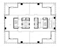 拓基·金座C户型， 商住， 建筑面积约131.18平米