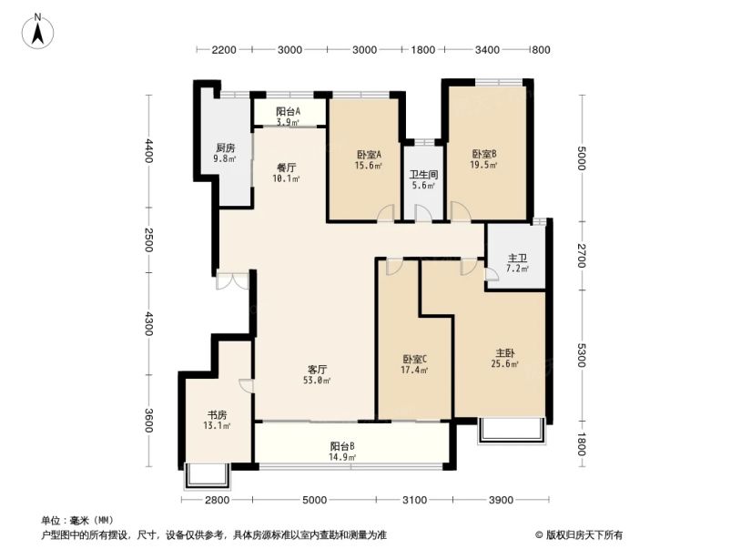 漓江郡府金桂府一梯两户好楼层177平送房送厨5房急售298万