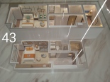 公寓43平户型模型