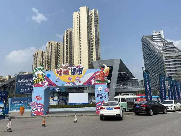 青白江万达广场实景图