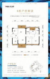 美的观澜府3室2厅1厨2卫建面131.00㎡