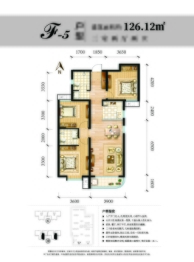 龙泉壹号3室2厅2卫建面126.12㎡