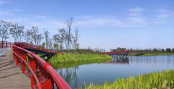 红石涵养湿地公园实景图