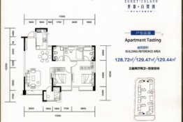 西矿·世席·白鹭洲3室2厅1厨2卫建面128.72㎡