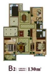 沧兴青海一品3室2厅1厨2卫建面130.00㎡