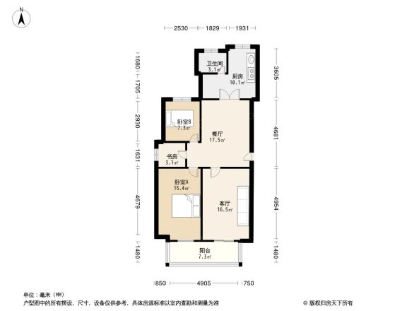 涿州市农行生活小区户型图
