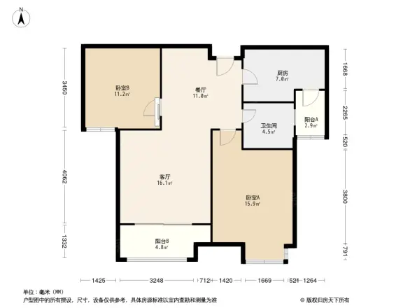 熊猫汇智家园户型图